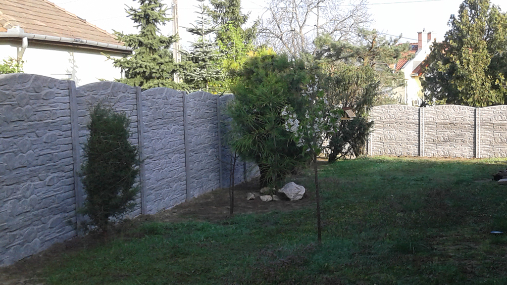  A80/2  Betónový plot , Betónový ploty